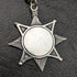 Around 1900 British Antique Pure Silver (925 Silver) Albert Chain 55g Medal Fob